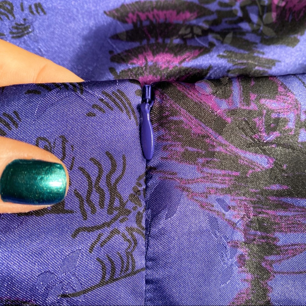 Zara Purple Maxi Skirt - Picture 9 of 13